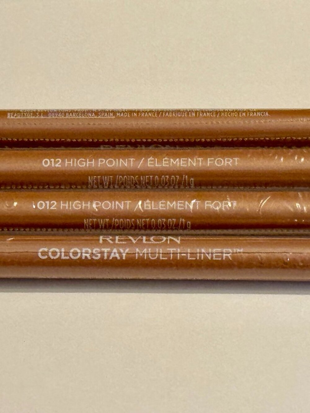 4 Revlon Colorstay Multi-Liner 012 High Point